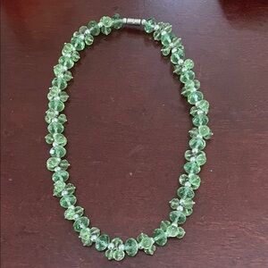 Chic Green Crystal Necklace